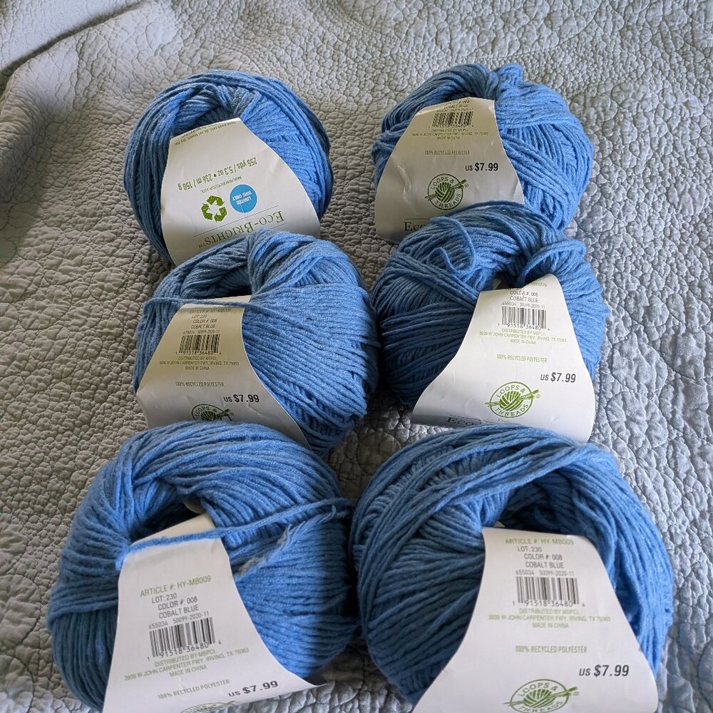 Loops and Thread Eco Brights in cobalt blue